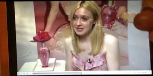 Dakota Fanning Cum Tribute Cumshot 9 in Pink