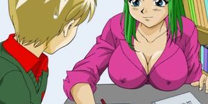 Hot hentai teacher fucked and cum shot on tits