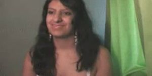 Indian Hottie Uses A Vibrator On Webcam