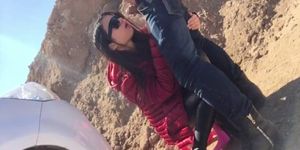 Classy Asian slut gets stuffed in the middle of nowhere