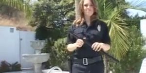 Lady Cop gets Face Fucked & Loves It