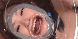 Teen asian girl bukkaked hardcore and made to swallow
