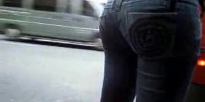 Public Ass - Hot ass in tight jeans