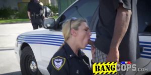 Hot MILF cops keep the streets safe with their pussies