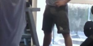 Str8 bulge in gym