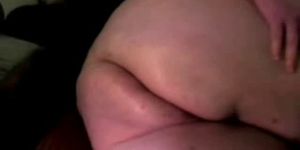 bbw anal play on cam