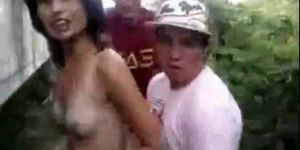 mexican chick fucks frat boys in public