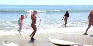 Bitchy Surfers gets fucked hard by the life guard