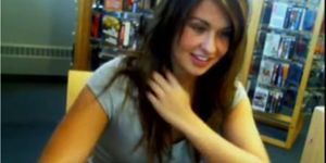 Hot Teen On Webcam In Library