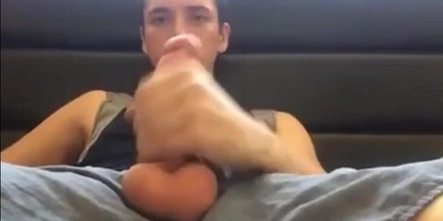 Sweet Boy Wank His Dick