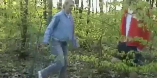 Blowjob in the woods