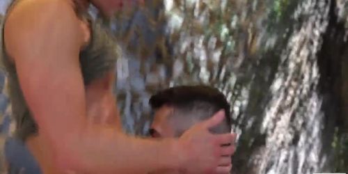 Dalton Riley and Eric Rey takes a girthy anal pounding