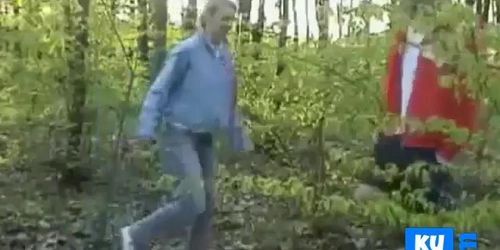 Blowjob in the woods