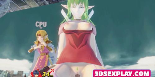 3D Characters with Big Nice Tits Enjoying Sex