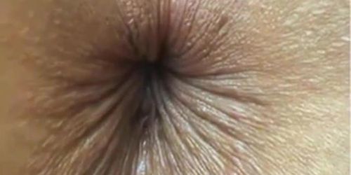 close up butthole winking