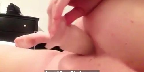 Harcore Dildo in Ass Masturbation