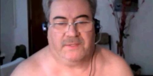 hot argentinian grandpa wanking and cumming