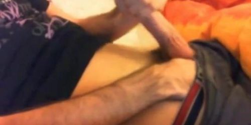 my cock slow wank and cumming hard