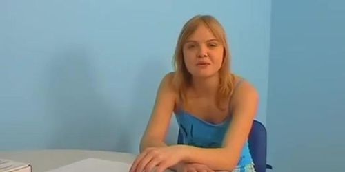 Lovely russian lanny gets juicy tits played