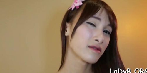 Wonderful asian trannie phoo desires hard fuck