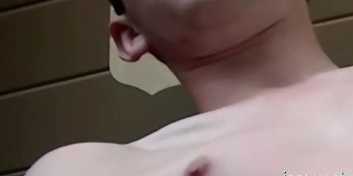 Nude gay handjob solo