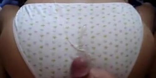 Cumshot on Panties