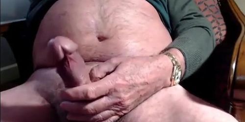 Grandpa cum on cam 23