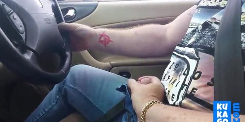 Handjob While Driving