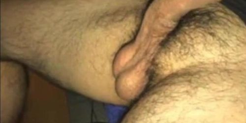 Married Latino Dad with Big Uncut Meat Just Show and Tease