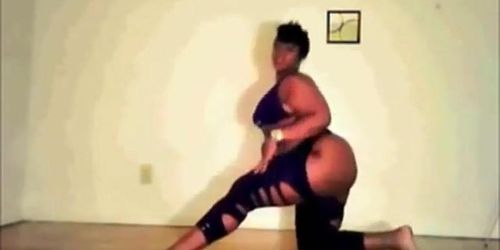 Sensual Black BBW Booty Twerk - Ameman