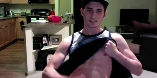 Jerking His Cock In His Apartment