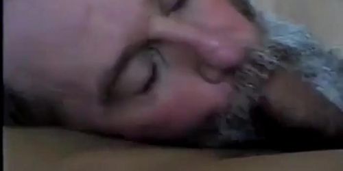 Bearded Daddy Suck and Swallow