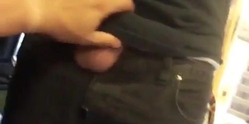 My Straight Friend Letiing Me Play WIth His Cock