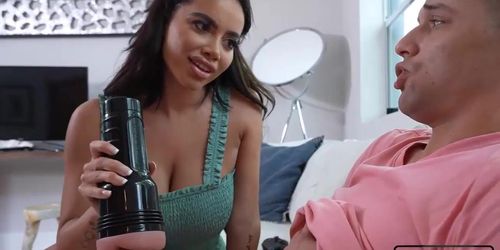 My Latina StepAunt vs Pocket Pussy Victoria June