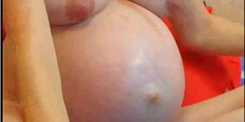 Pregnant Natty in webcam