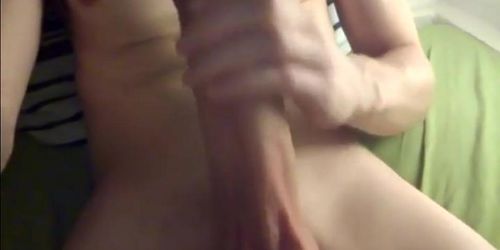 Jock Strokes His Monster Cock  Cums