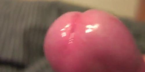 Bed uncut foreskin gaming closeup cum