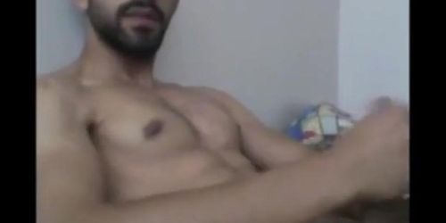 Turkish handsome hunk with big cock cumming