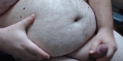 fat chub bear stroking dick