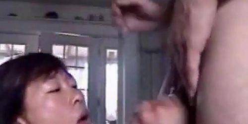 hot clip asian girlfriend enjoys swallowing