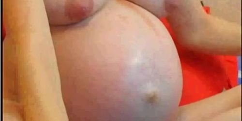 Pregnant Natty in webcam