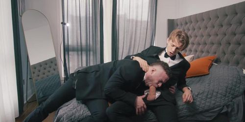 Leo Louis and Marcus McNeil having a hot anal fuck sesh before Marcus wedding