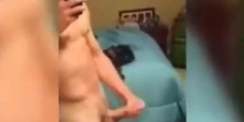 College Twink Masturbates for His Girlfriend