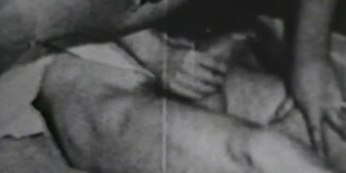 Classic porn video of couple having hardcore sex