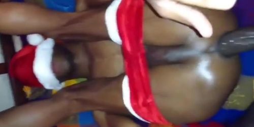 Black Santa Gets Fucked