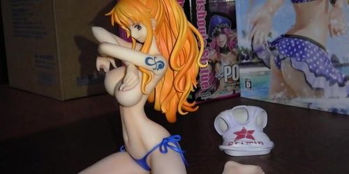 Nami Figure Bukkake on the Beach