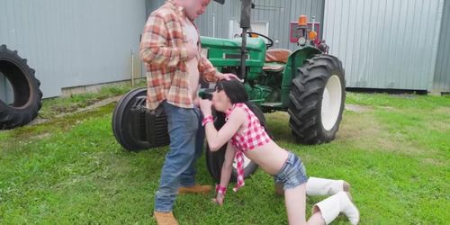 Marcus decides that the femboy is done with his farm chores