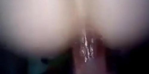 Hot Russian bareback creampie