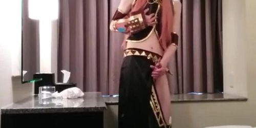 Amateur Asian CD cosplay jo