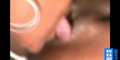 She loves her lesbian lover to suck the salt off of her clit